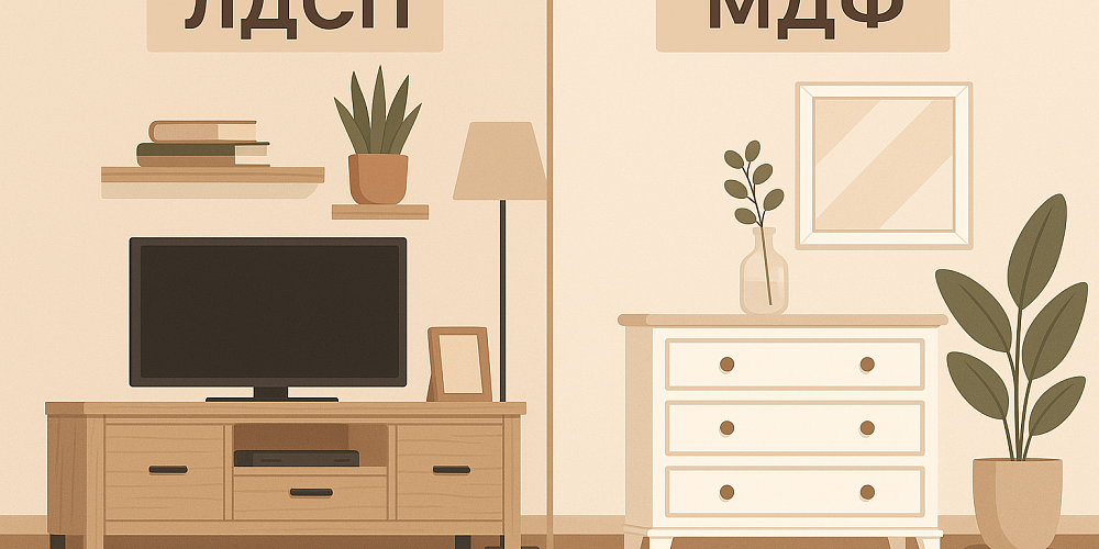 Преимущества корпусной мебели из ЛДСП и МДФ: что выбрать и почему