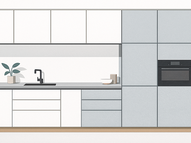 Кухня без ручек: системы Gola, Tip-On и Push-to-Open — сравнение