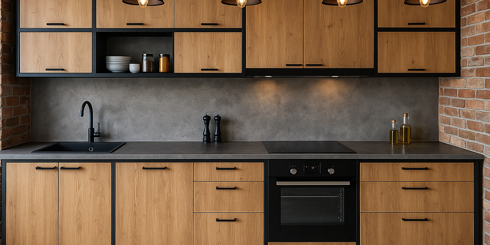 Современные материалы для кухонных фасадов: что выбрать?