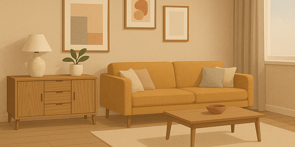 Сочетание цветов в интерьере: как подобрать мебель под стены и пол