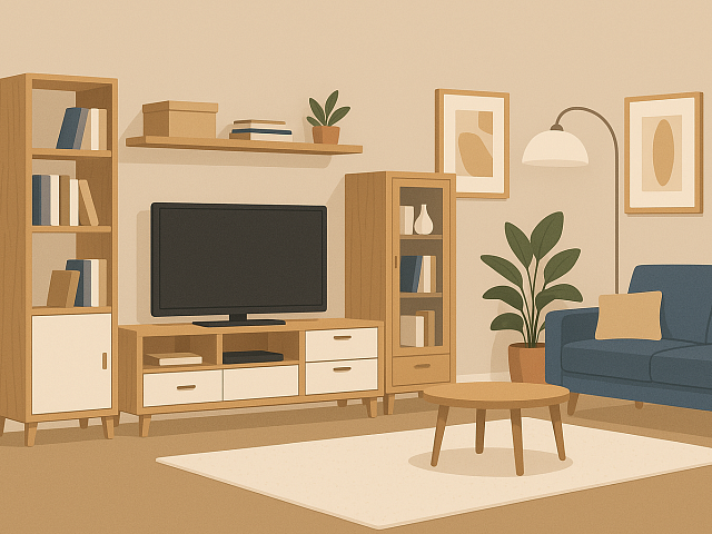 Мебель для гостиной: как выбрать идеальный комплект