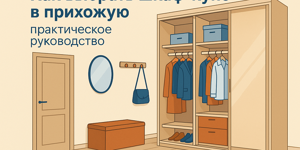 Как выбрать шкаф-купе в прихожую: практическое руководство
