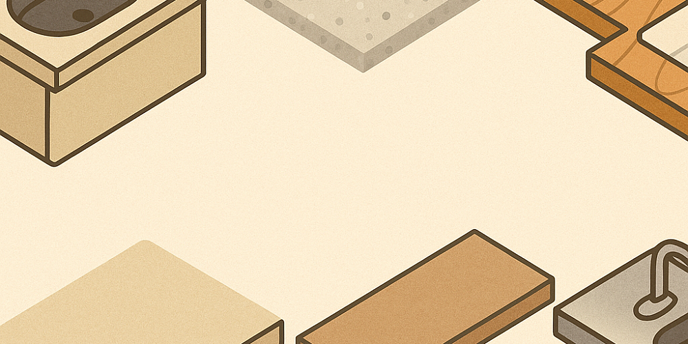 Материалы для столешницы кухни: что выбрать — ЛДСП, камень или дерево?