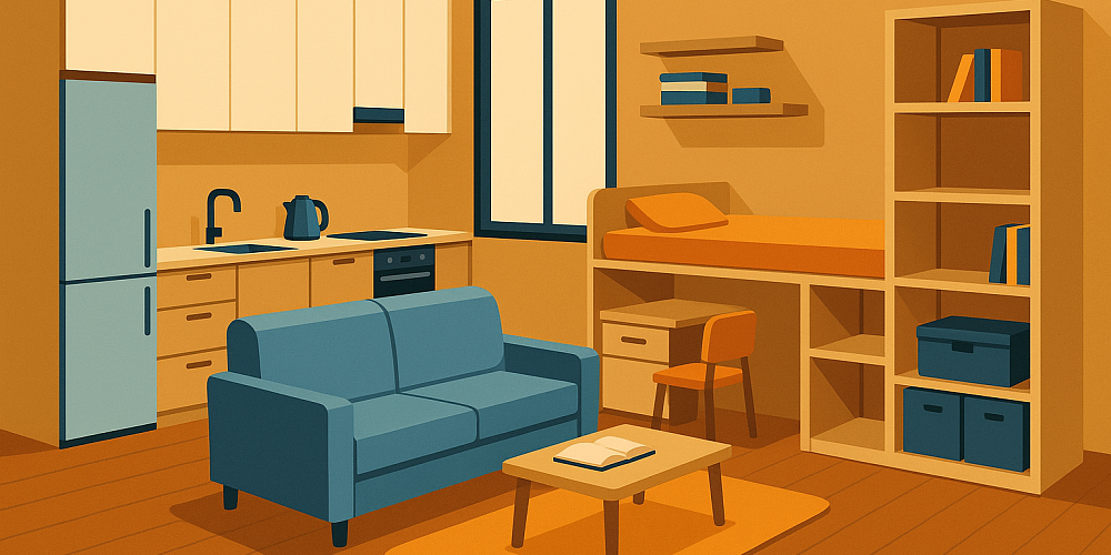 Преимущества мебели на заказ для небольших квартир