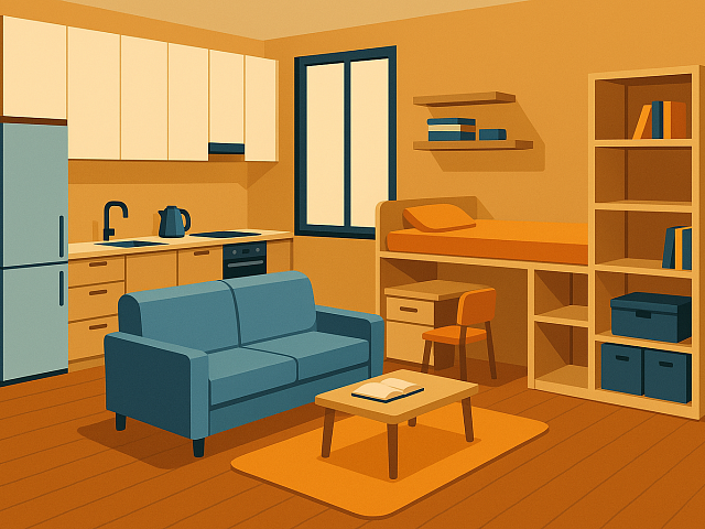 Преимущества мебели на заказ для небольших квартир