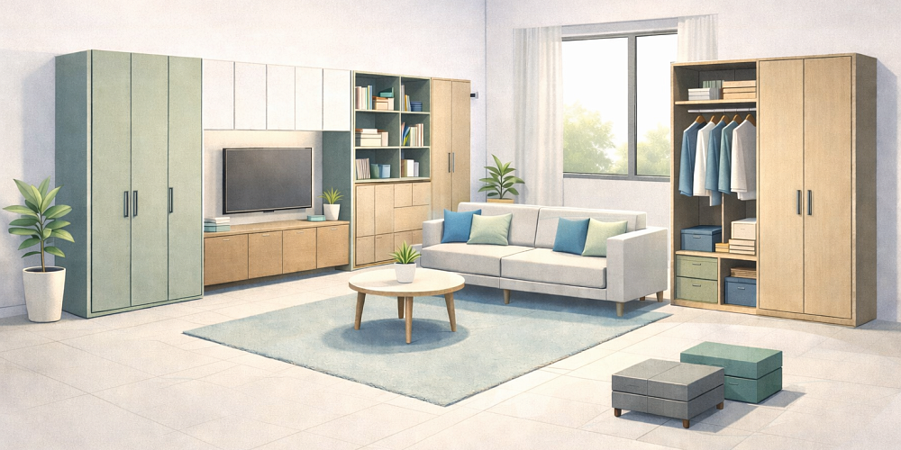 Как мебель влияет на визуальное пространство квартиры