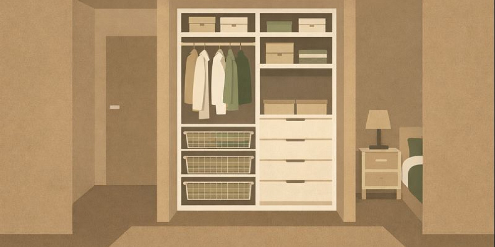 Гардеробная в хрущёвке: как грамотно использовать каждый сантиметр